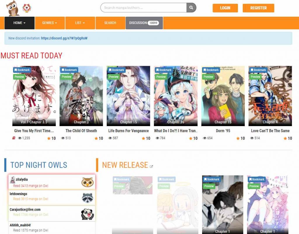 free manga websites without ads