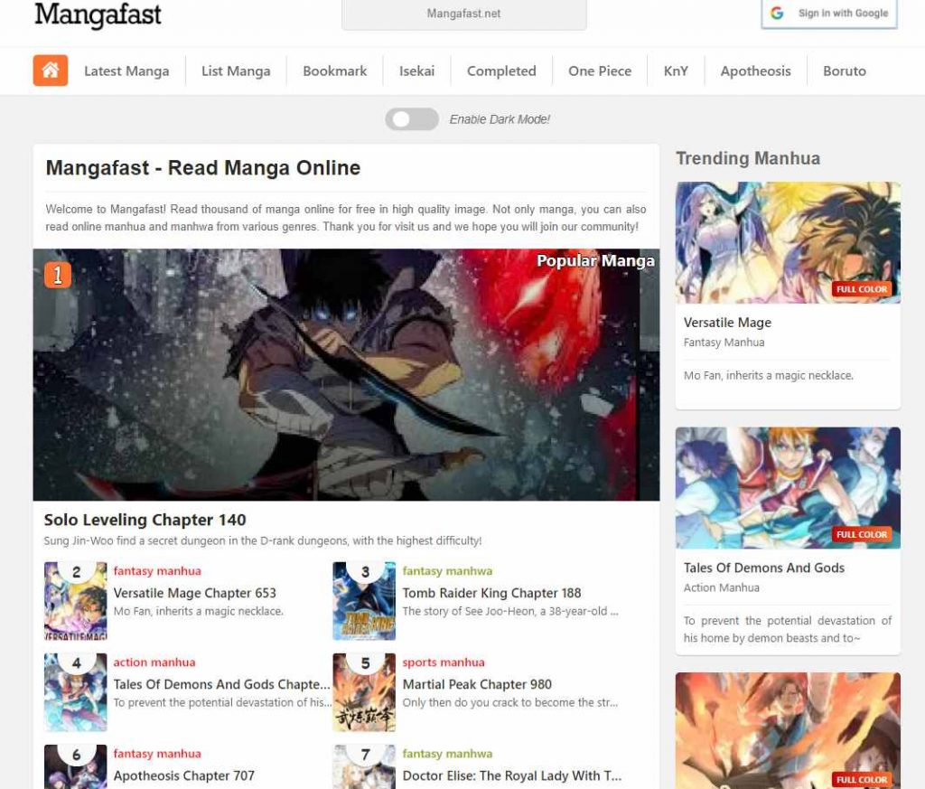 safe free manga websites